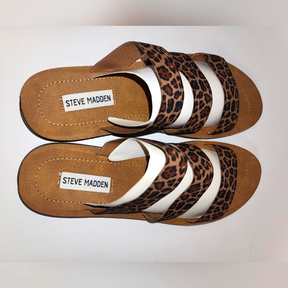 Steve Madden Leopard Print Sandals